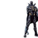Black panther white background