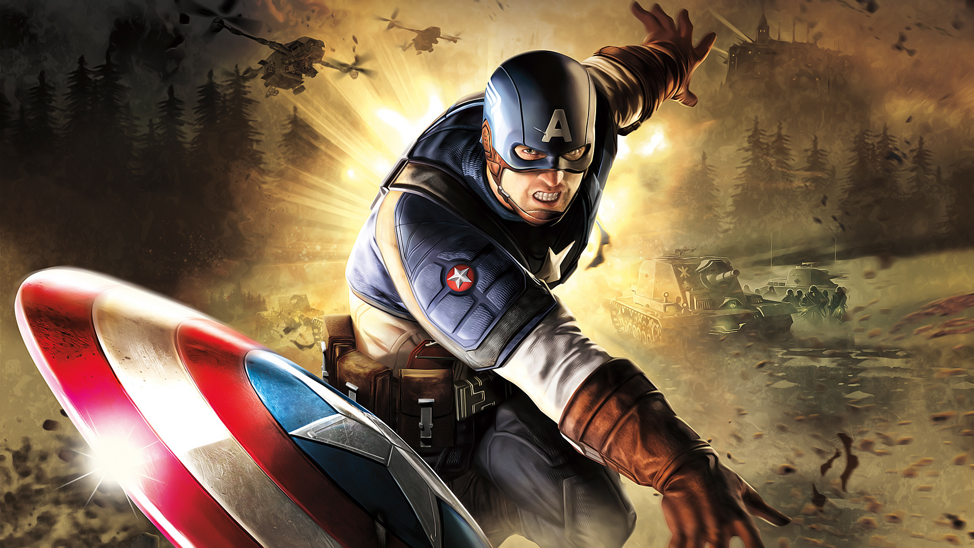Captain america shield throw