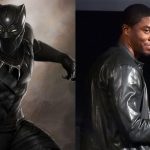 Chadwick boseman as the black panther marvel