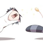Chibi sasuke chase chibi itachi cats