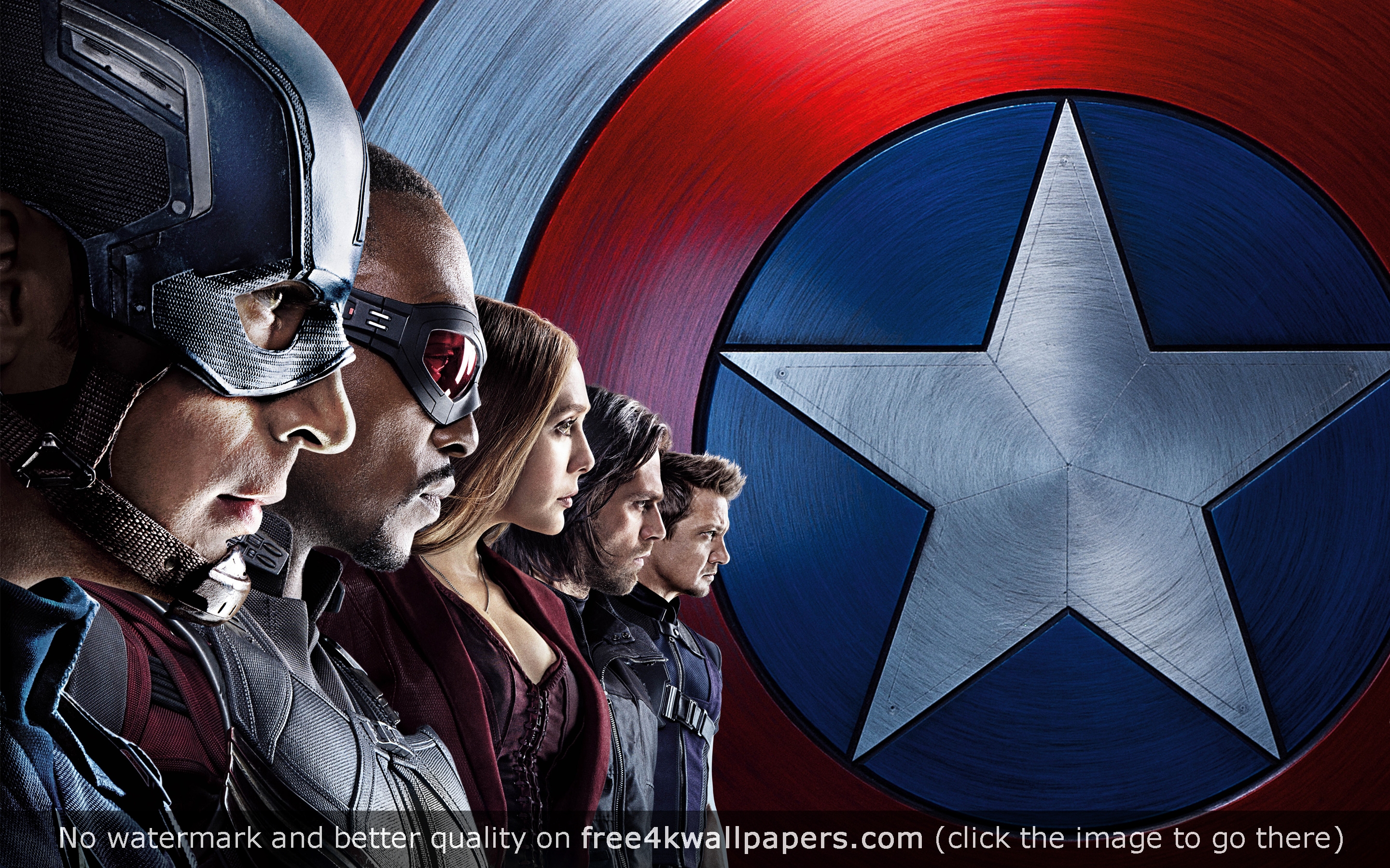Civil war movie team captain america wallpaper