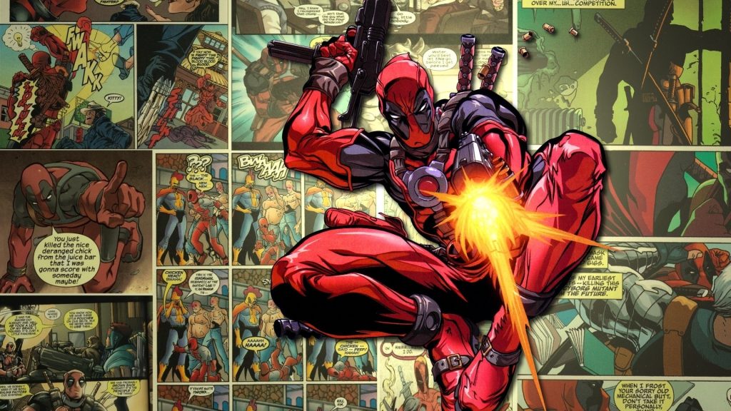 Deadpool comics background