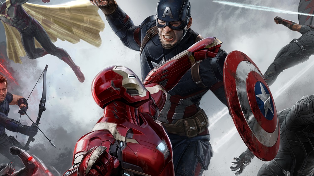 Iron man vs captain america wallpaper