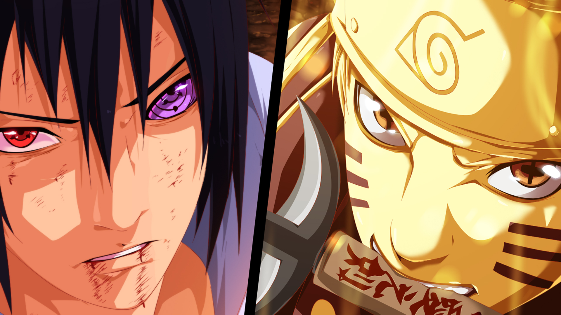 Sasuke sharingan and rinnegan eyes