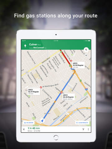 Google maps for ipad gas stations locator