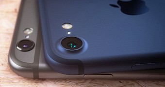 Iphone 7 deep blue version can look really fabulous concept photos