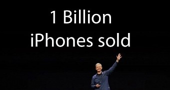 It s official apple has sold over 1 billion iphone devices