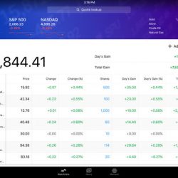 Yahoo finance app account
