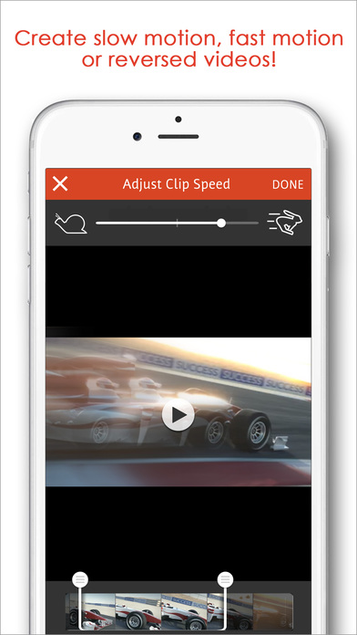 Videoshop app edit video speed