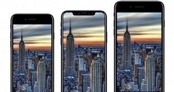 Render shows iphone 8 will be overall bigger than the iphone 7