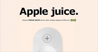 Ikea makes fun of apple because their furniture already has wireless charging