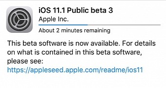 Apple seeds third beta of ios 11 1 and tvos 11 1 to developers public testers