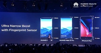 Huawei mocks iphone x samsung galaxy s8 during mate 10 launch