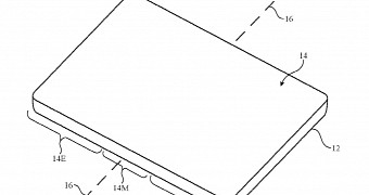 Foldable iphone opening like a book detailed in apple patent