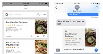 Google app for iphone and ipad gets imessage integration drag and drop support