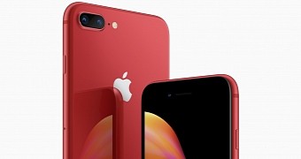 Apple unveils limited edition red iphone 8 and iphone 8 plus available april 13