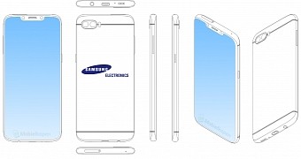 Samsung exploring phone design with notch a la iphone 6 back