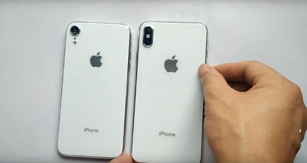 Leak shows the 2018 6 1 inch iphone and iphone x plus side by side video 522174 2