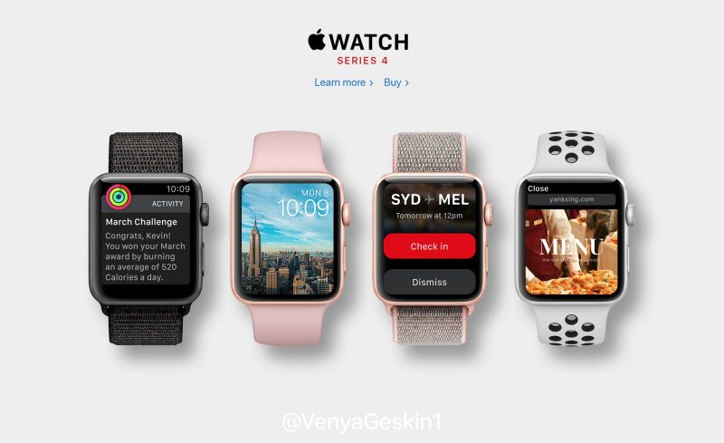 Apple watch series 4 confirmed as apple fills 6 new models in eurasian database 522356 2