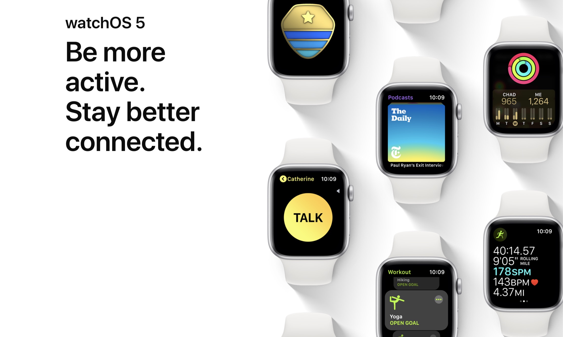Apple releases watchos 5 for supported apple watch models here s what s new 522660 8