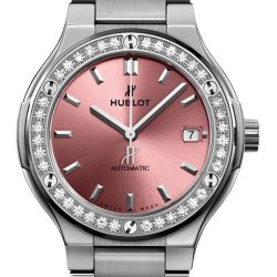 Hublot classic fusion pink watch for women