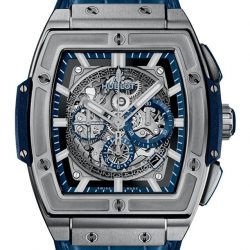 Spirit of big bang titanium blue watch