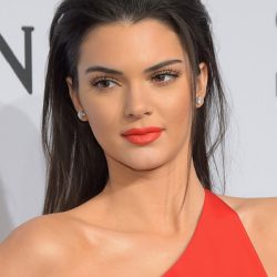 Kendall jenner red lipstick