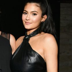 Kylie jenner with black dress