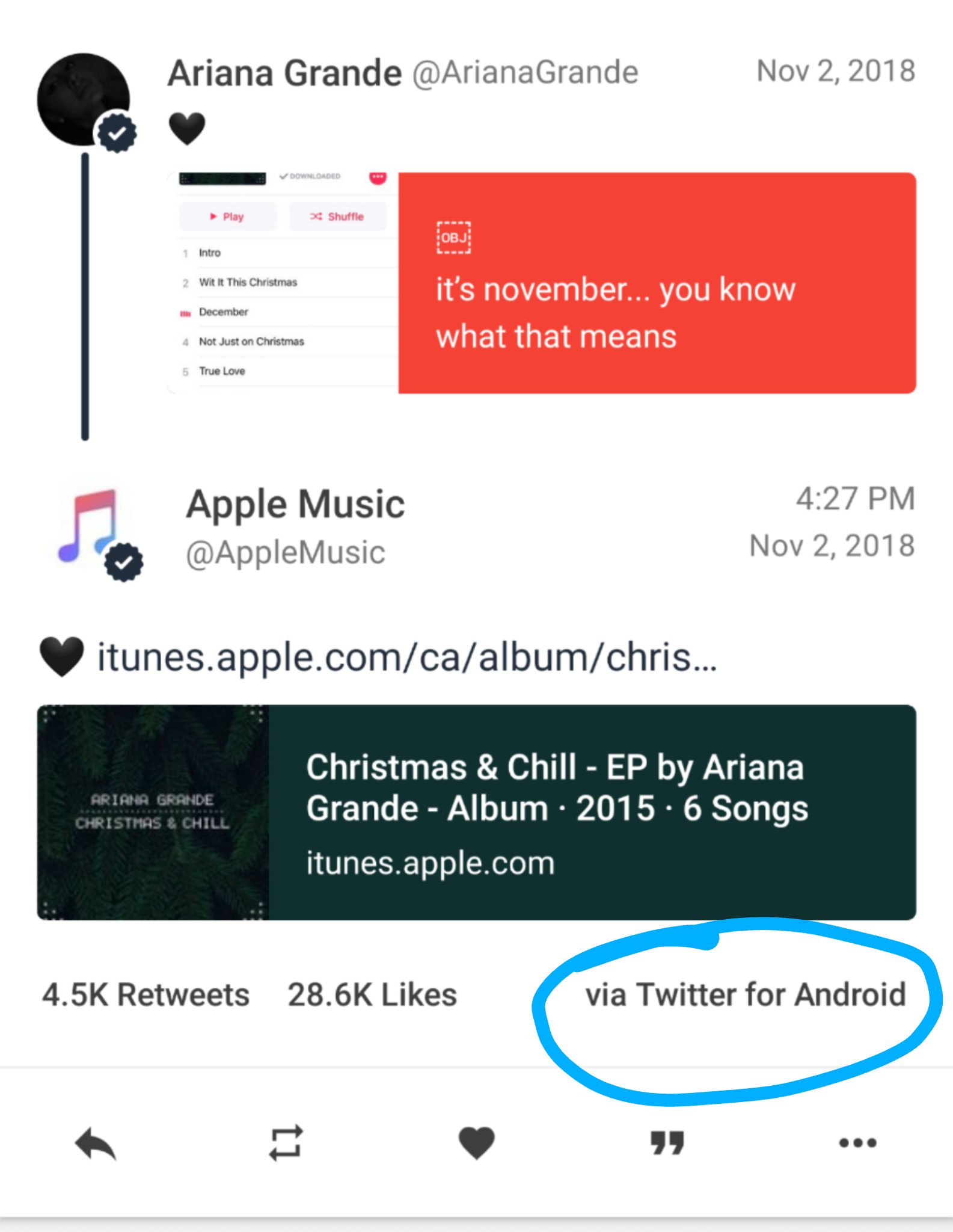 Apple caught using an android phone to post on twitter 524332 2