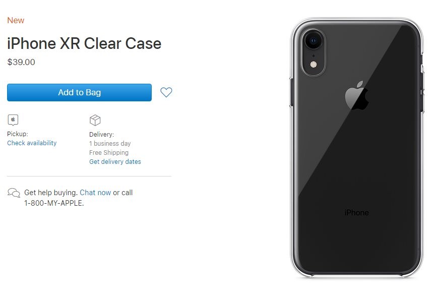 Apple s iphone xr clear case costs 39 times more than a typical clear case 524138 2
