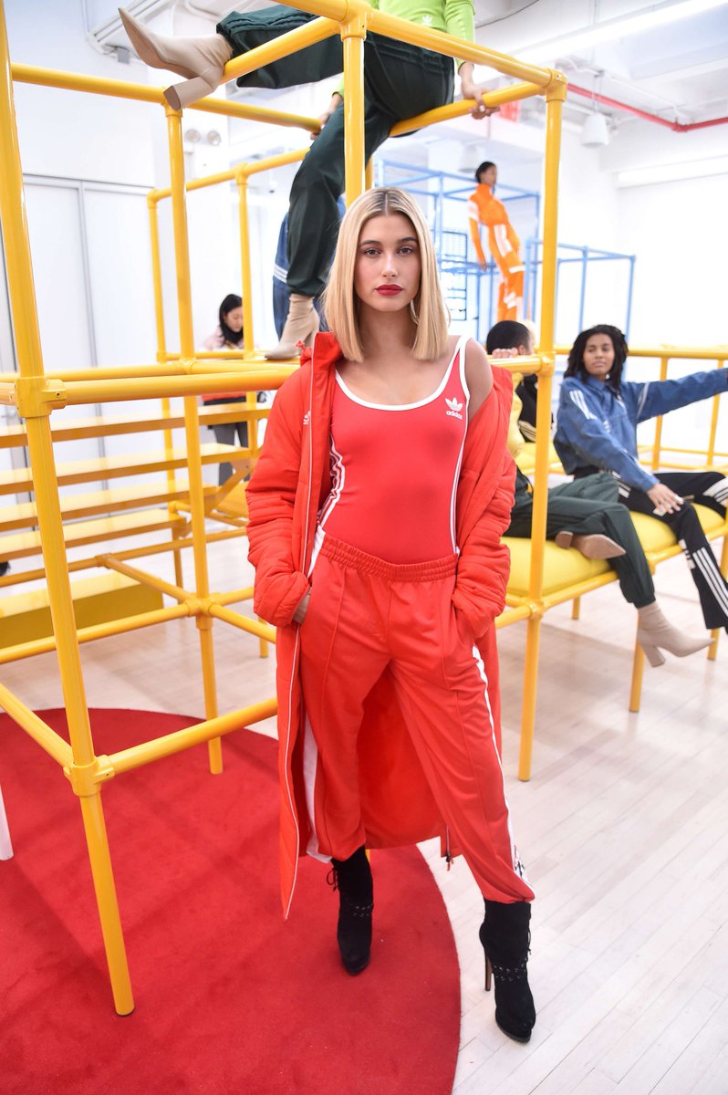 red adidas outfit