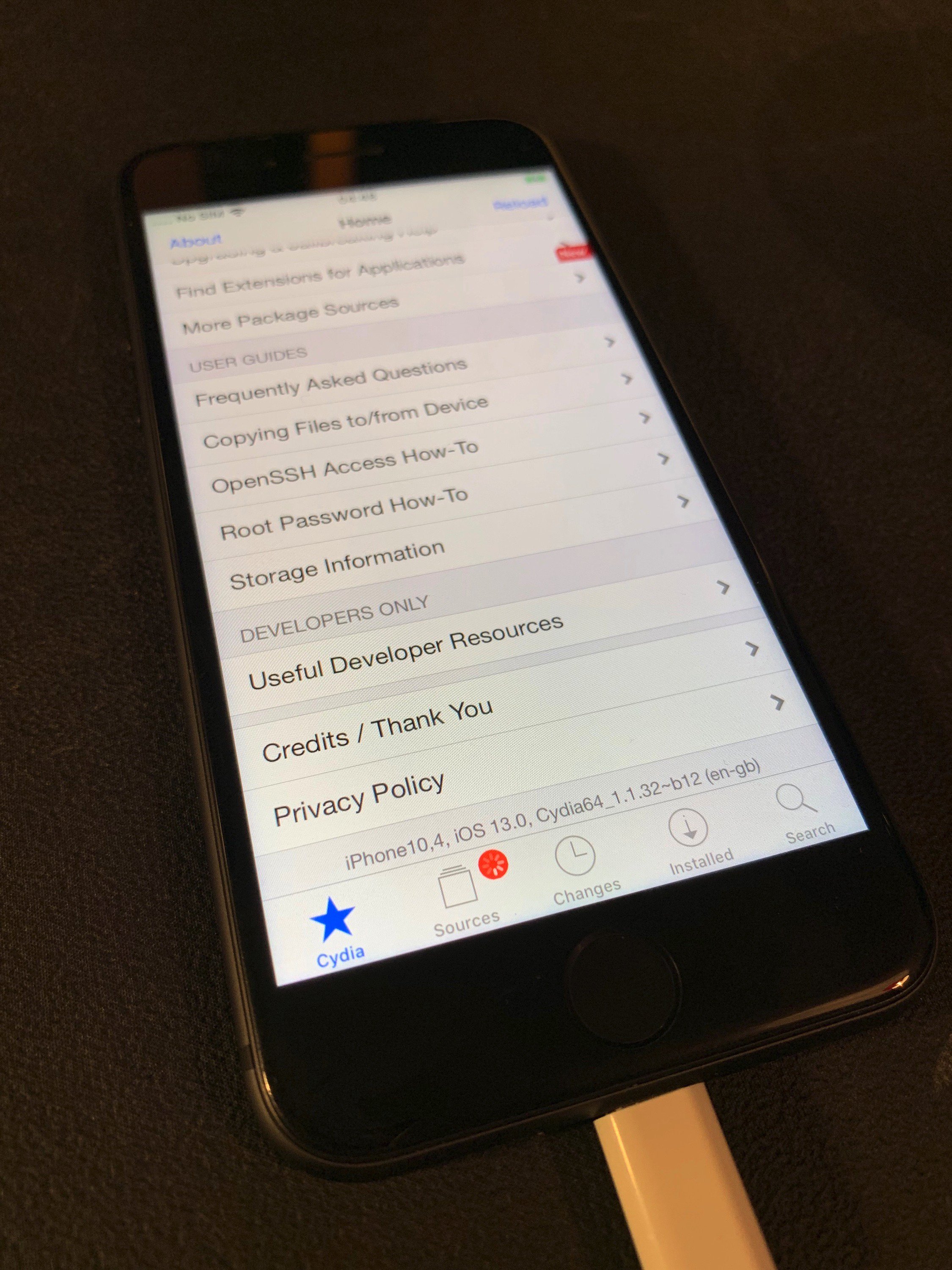 Here is the first ios 13 jailbreak on an iphone 8 526361 2