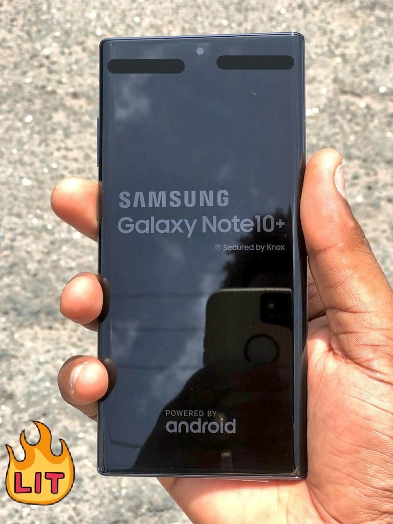 Leaker takes a photo of the samsung galaxy note 10 plus with a 2019 iphone xr 526899 2
