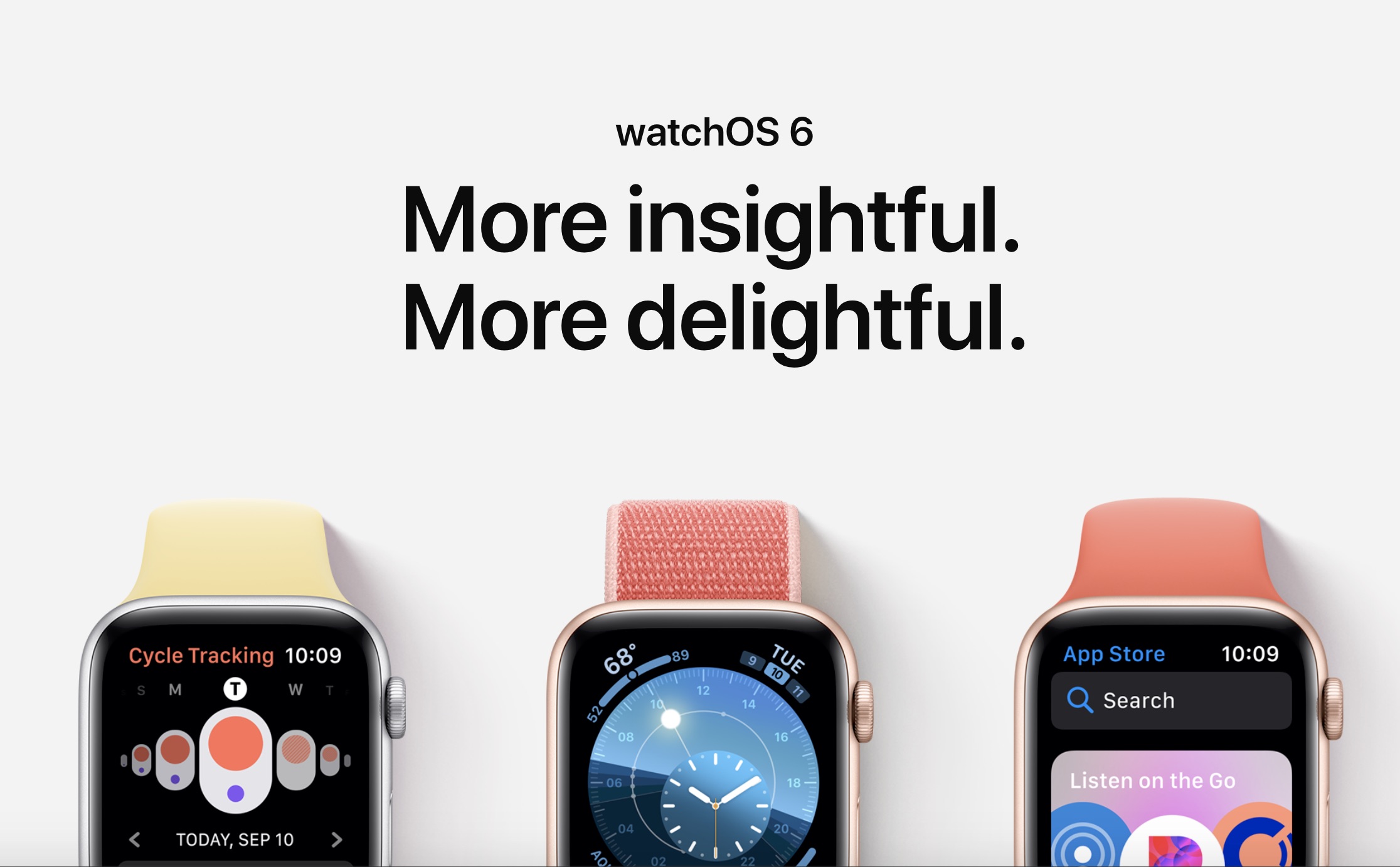 Apple releases watchos 6 for apple watch with new apps and more health features 527481 2