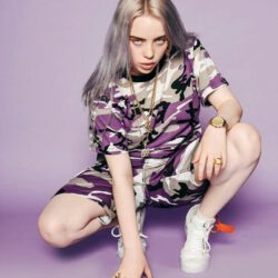 Billie eilish purple outfit