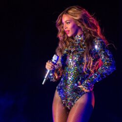 Beyonce performing