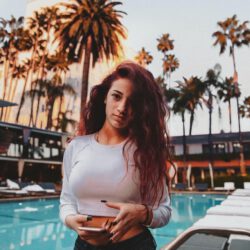 Bhad bhabie red hair style