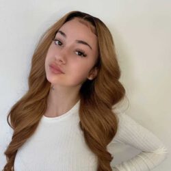 Bhad bhabie wearing lace front wig