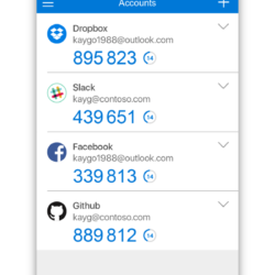 Microsoft authenticator on iphone screenshot