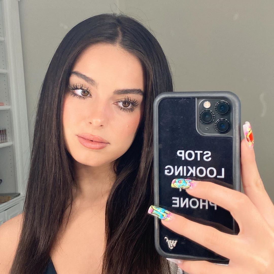 Iphone with black hair