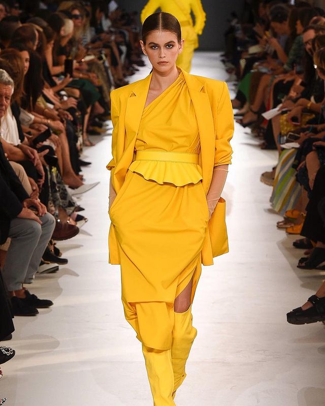 2021 yellow dress