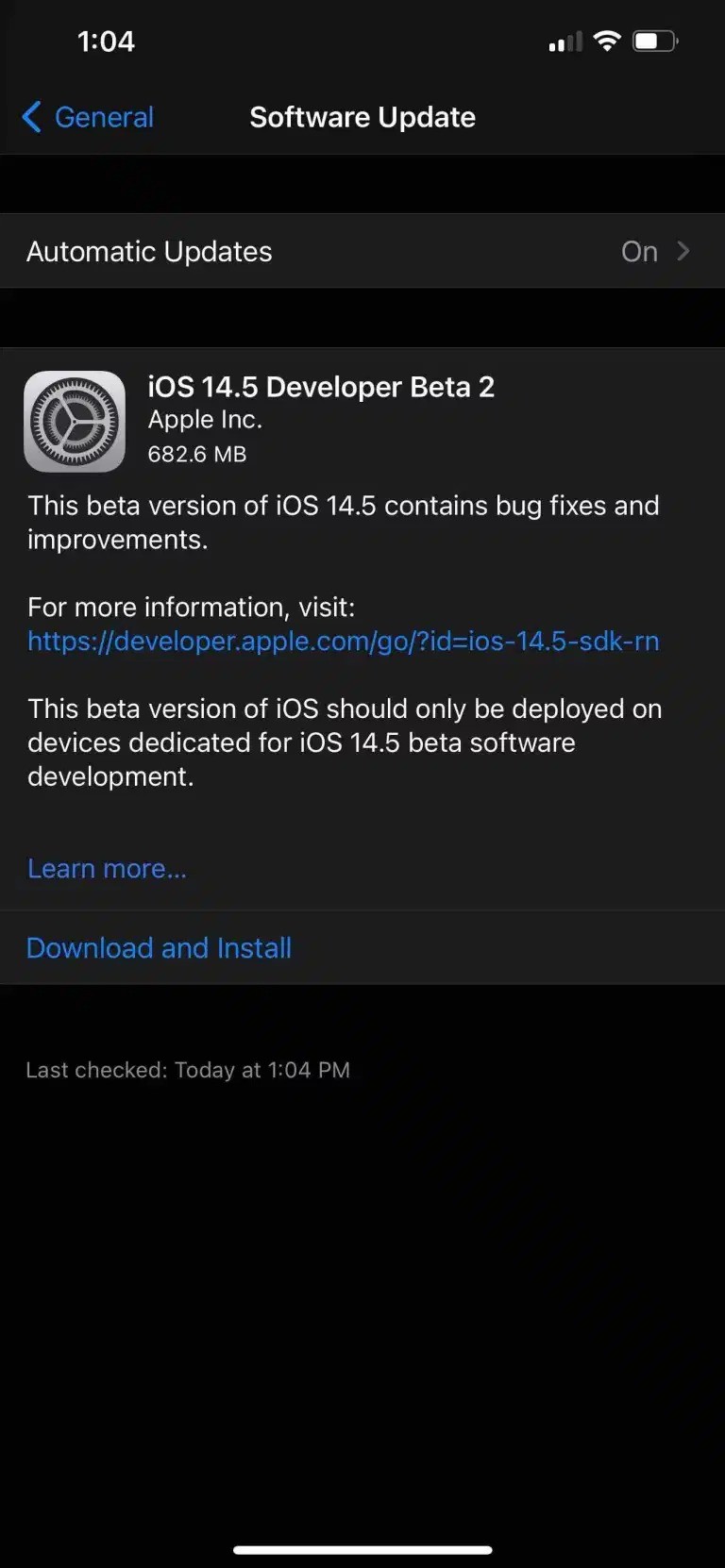 Apple releases ios 14 5 beta 2 532194 2
