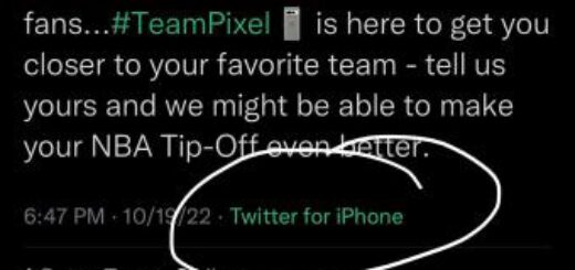Google caught using twitter on an iphone because why not